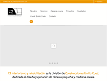 Tablet Screenshot of c2interiorismo.com